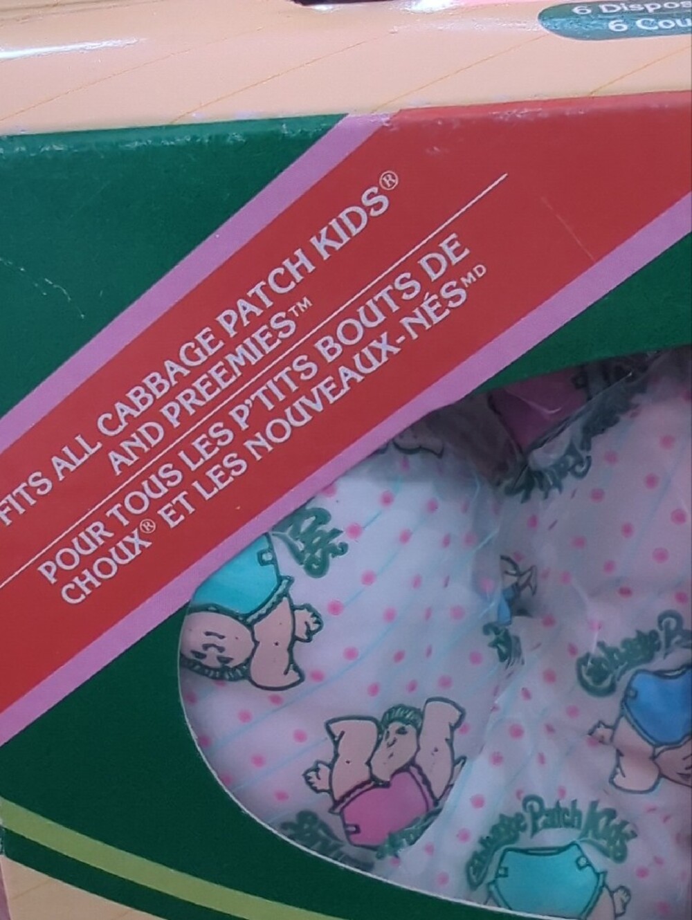 Cabbage Patch Kids Disposable Diapers In Box - Picture 5 of 7